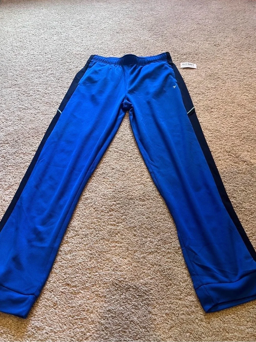 Old Navy Royal Blue Joggers with Navy Side Panels